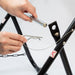 DYNAMIX Foldable Cable Caddy with Wheels and Pull Strap. Holds Cable Reel up to