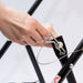DYNAMIX Foldable Cable Caddy with Wheels and Pull Strap. Holds Cable Reel up to