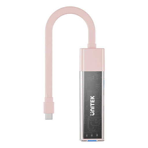 UNITEK 4-in-1 USB 3.0 Multi-Port Hub with USB-C Connector. Includes 4x USB-A Por