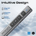PROMATE Universal Intuitive Laser Pointer with Built-in Stylus Pen. 220mAh Built