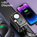 PROMATE 20000mAh 4-in-1 Smartphone & Apple Watch Charging Power Bank with Dual U