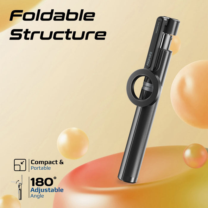 PROMATE MagSafe Extendable Monopod & Tripod Stand with Remote Control. Max Heigh