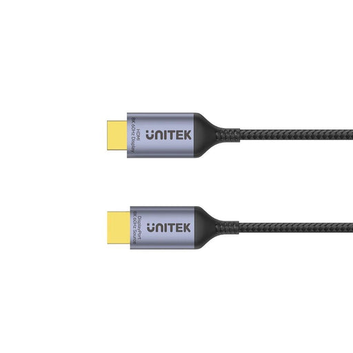UNITEK 1.8M 8K 60Hz DisplayPort 1.4 to HDMI 2.1 Adpater Cable. Supports 8K Ultra