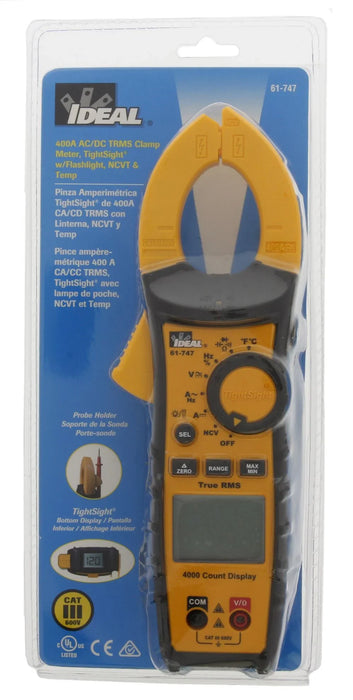IDEAL INDUSTRIES 400A AC/DC TRMS TightSight Clamp Meter. CAT III 600V Rating. - LX2001 - Homewares, Outdoor, Phone Accessories, Cases, Speakers, Headphones + More -