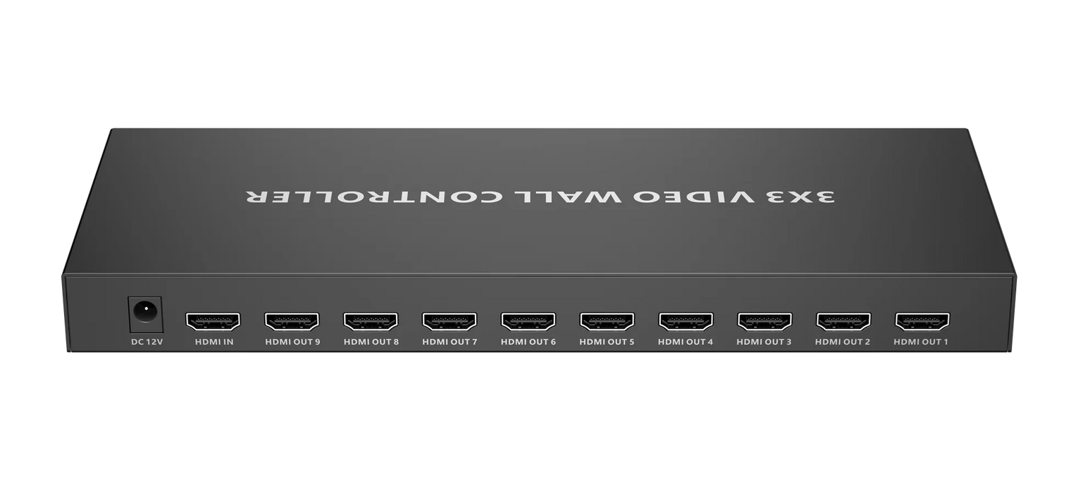 LENKENG 3x3 HDMI Videowall Controller with 1x HDMI In & 9x HDMI Out. Up to 4096x - LX2001 - Homewares, Outdoor, Phone Accessories, Cases, Speakers, Headphones + More -