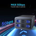 UNITEK 2-Bay External Hard Drive Enclosure. Supports both 2.5" & 3.5" SATA HDD;