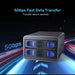UNITEK 2-Bay RAID External HD Enclosure. Supports RAID 1 Supports both 2.5" & 3.