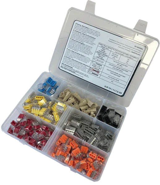 IDEAL INDUSTRIES In-Sure Push-In Connector Premium 32A and 24A Kit. Box of 225. - LX2001 - Homewares, Outdoor, Phone Accessories, Cases, Speakers, Headphones + More -