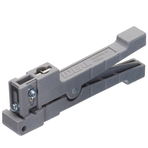 IDEAL INDUSTRIES Gray Adjustable Blade Ringer Stripper up to 3.2mm Diameter.