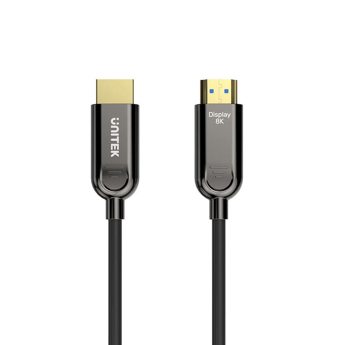 UNITEK 30M 8K HDMI Fiber Optic 2.1 Cable & Supports 48Gbps. Support Max Res up t