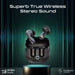 PROMATE In-Ear HD Bluetooth Earbud Hybrid ANC TWS with Intellitouch Includes 500