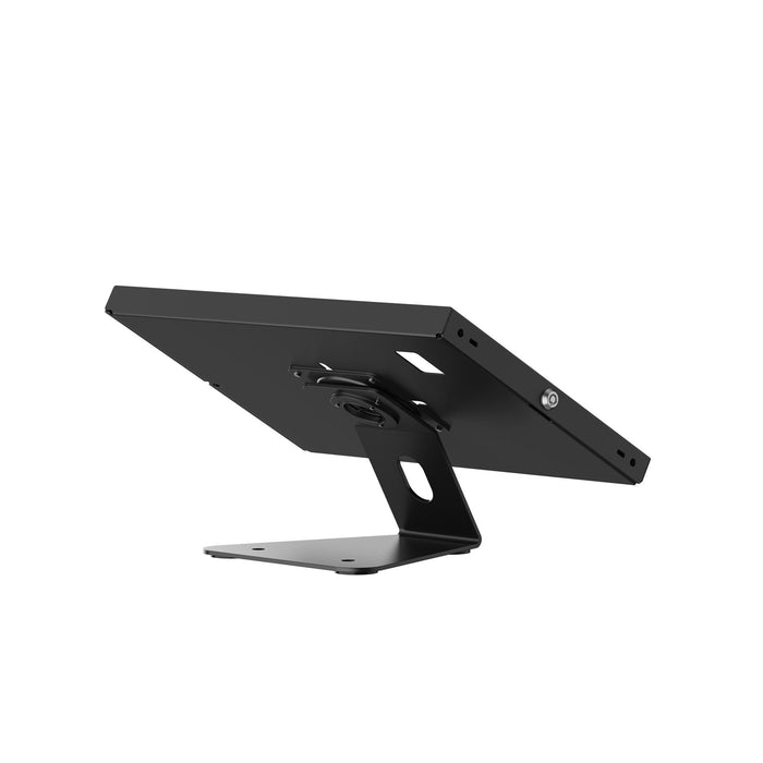 BRATECK Anti-Theft Enclosed Wall Mount Countertop Tablet Kiosk Black Anti-skid P