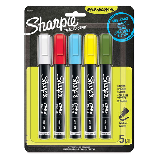 Sharpie Assorted Chalk Wet Erase Marker. Pack of 5 FEB PROMO - Up to 25% OFF