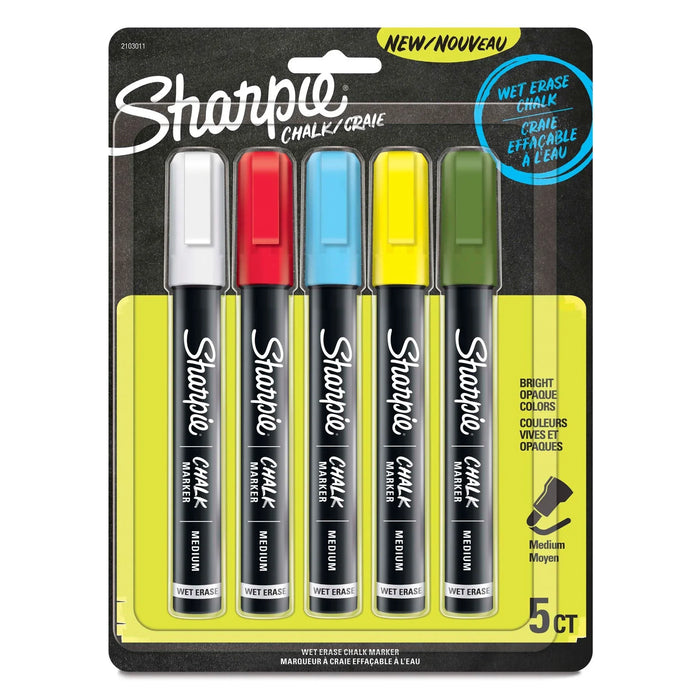 Sharpie Assorted Chalk Wet Erase Marker. Pack of 5 FEB PROMO - Up to 25% OFF - LX2001 - Homewares, Outdoor, Phone Accessories, Cases, Speakers, Headphones + More -