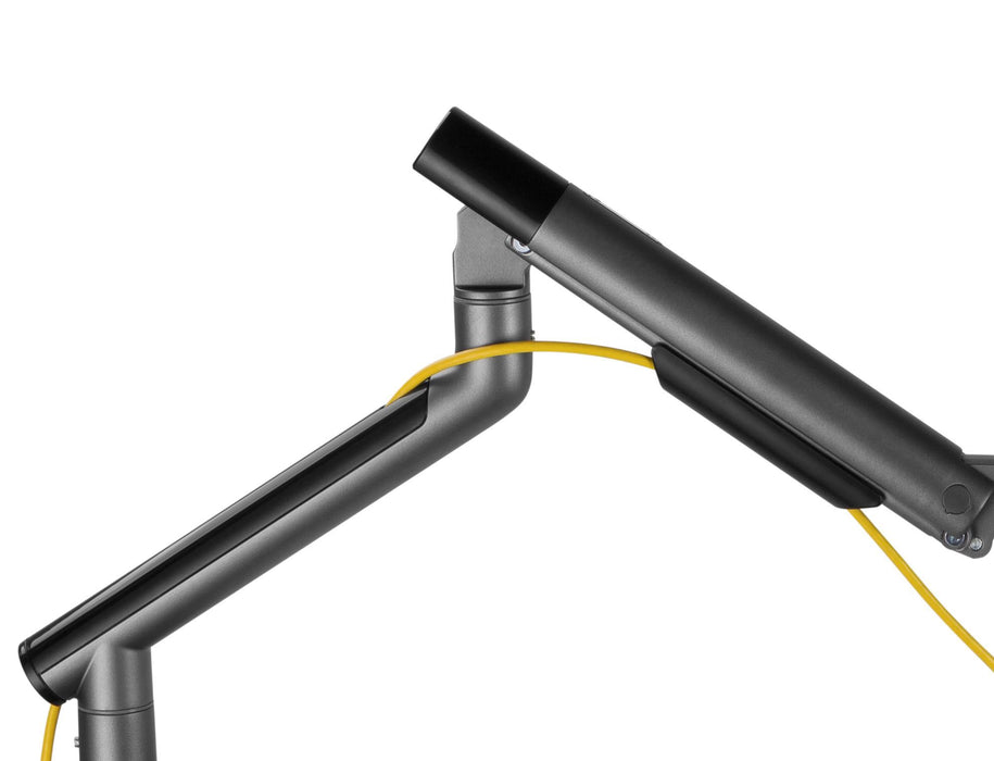 Brateck 17-32'' Dual Premium Slim Aluminium Spring-Assisted Desk Mount Monitor Arm.