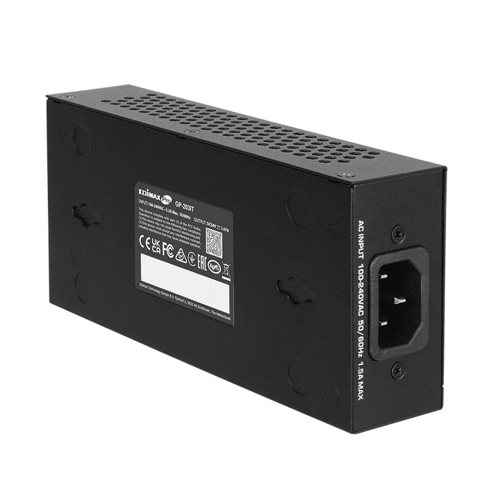 EDIMAX IEEE 802.3bt 2.5 Gigabit PoE++ Injector 90W. Provides Power & Data up to - LX2001 - Homewares, Outdoor, Phone Accessories, Cases, Speakers, Headphones + More -