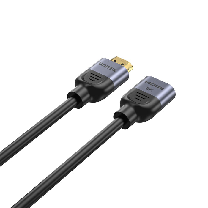 Unitek 0.5m 8K HDMI Extension Cable Supports 8K@60Hz/4K@120Hz HDR Built to Last Gold-plated
