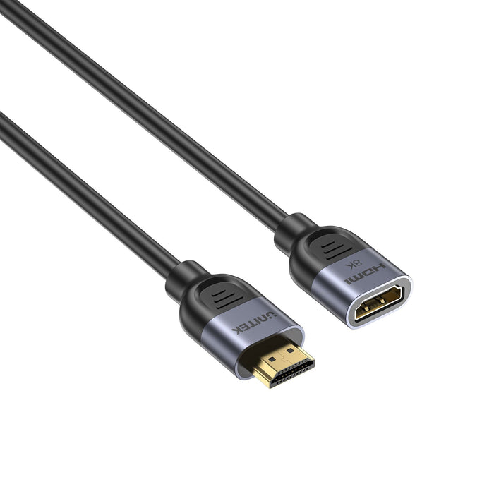 Unitek 1.5m 8K HDMI Extension Cable Supports 8K@60Hz/4K@120Hz HDR Built to Last Gold-plated