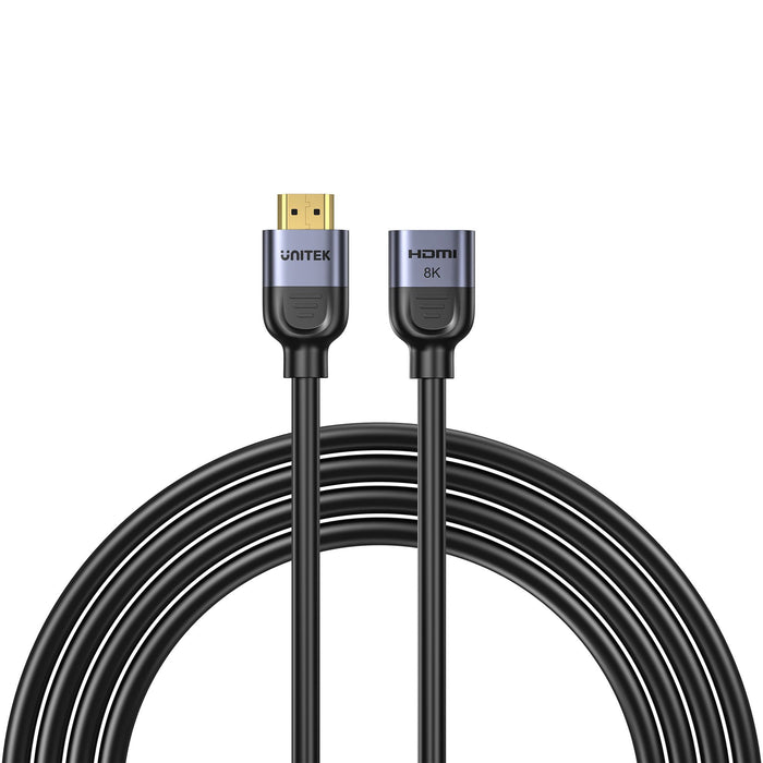 Unitek 1.5m 8K HDMI Extension Cable Supports 8K@60Hz/4K@120Hz HDR Built to Last Gold-plated