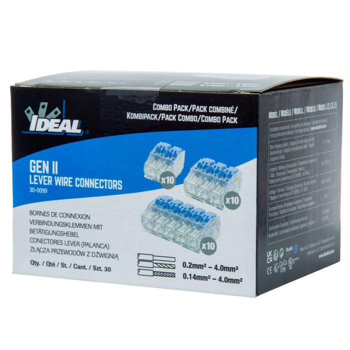 IDEAL INDUSTRIES 2, 3 and 5 Port Wire Connector 32A Gen II Lever Kit. 0.2 to 4.0 - LX2001 - Homewares, Outdoor, Phone Accessories, Cases, Speakers, Headphones + More -