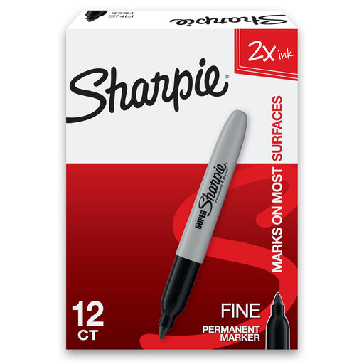 Sharpie Super Fine Point Permanent Marker Black 33001 - (MOQ 12) FEB PROMO -