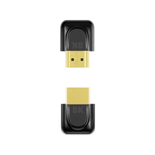 UNITEK 8K HDMI 90 & 270 Degree Right Angle Adapter with Gold-Plater Connectors.