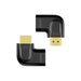 UNITEK 8K HDMI 90 & 270 Degree Vertical Flat Adapter with Gold-Plater Connector
