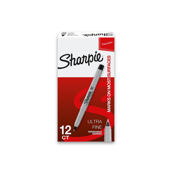 Sharpie S37121 Ultra Fine (MOQ 12) Black Permanent Marker Pen FEB PROMO - Up