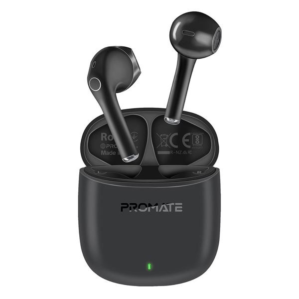 PROMATE In-Ear HD Bluetooth Earbuds with Intellitouch & 260mAh Charging Case. Er