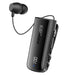 PROMATE Mono Bluetooth Earphone with Dynamic HD Sound & Built-in Mic Retractable