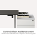 BRATECK Eco Ergonomic Office Electric Sit-Stand Desk with Single Motor. Desktop