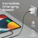 PROMATE 2M USB-A to Lightning Connector Super Flexible Cable. Supports 2A Chargi