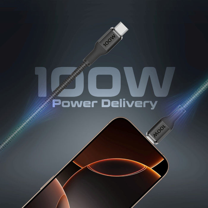 PROMATE 1.4m 100W High-Speed Multi Device Charging Cable with Apple Watch Charge
