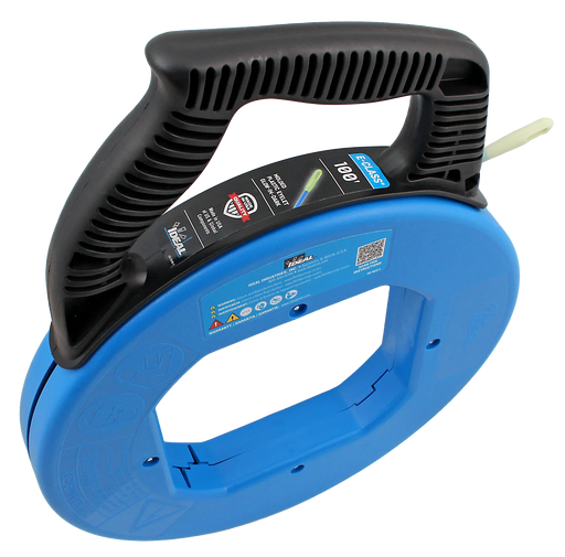 IDEAL INDUSTRIES 60m E-Class Fiberglass Fish Tape with Glow-in-the-Dark Eyelet - LX2001 - Homewares, Outdoor, Phone Accessories, Cases, Speakers, Headphones + More -