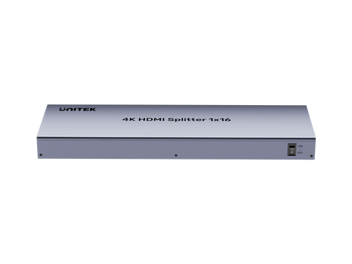 UNITEK 1-in-16-Out HDMI Splitter. Supports Mirror Mode for up to 16 Monitors, Su