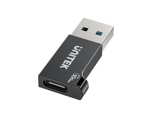 UNITEK 10Gbps USB-A to USB-C Adapter. Supports Data Sync & 3A Fast Charging, Plu