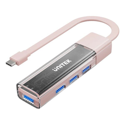 UNITEK 4-in-1 USB 3.0 Multi-Port Hub with USB-C Connector. Includes 4x USB-A Por