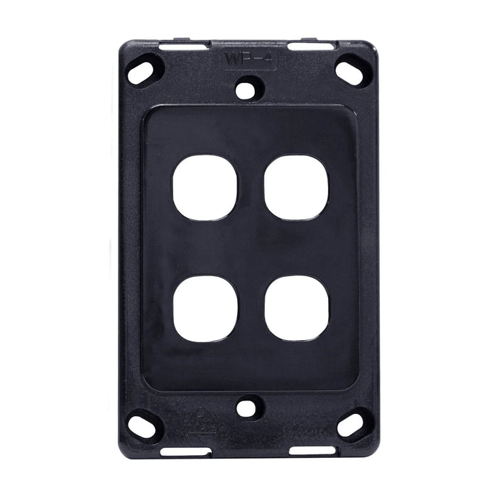AMDEX Switch Plate ONLY. 4 Gang Wall Face Plate (Accepts Clipsal Style Mechs). B - LX2001 - Homewares, Outdoor, Phone Accessories, Cases, Speakers, Headphones + More -