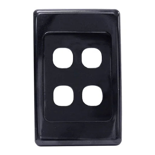 AMDEX Switch Plate ONLY. 4 Gang Wall Face Plate (Accepts Clipsal Style Mechs). B - LX2001 - Homewares, Outdoor, Phone Accessories, Cases, Speakers, Headphones + More -