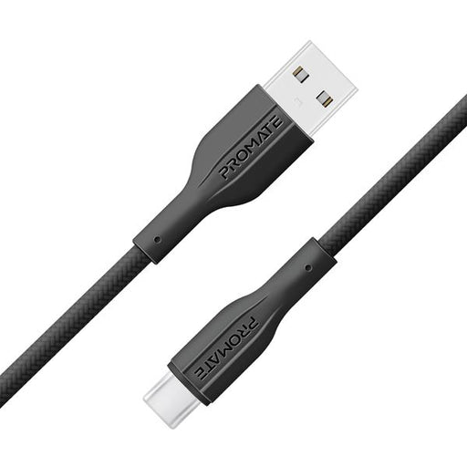 PROMATE 2M USB-A to USB-C Super Flexible Cable. Supports 2A Charging & 480Mbps D