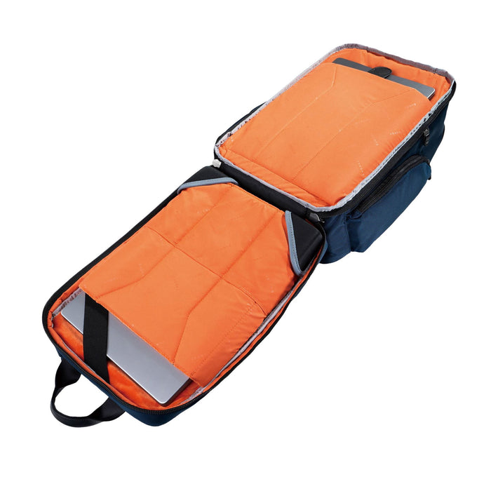 EVERKI Onyx Navy Laptop Backpack. Up to 15.6''. Travel Friendly, Hard-Shell, Qui