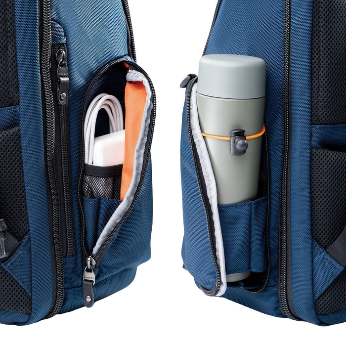 EVERKI Onyx Navy Laptop Backpack. Up to 15.6''. Travel Friendly, Hard-Shell, Qui