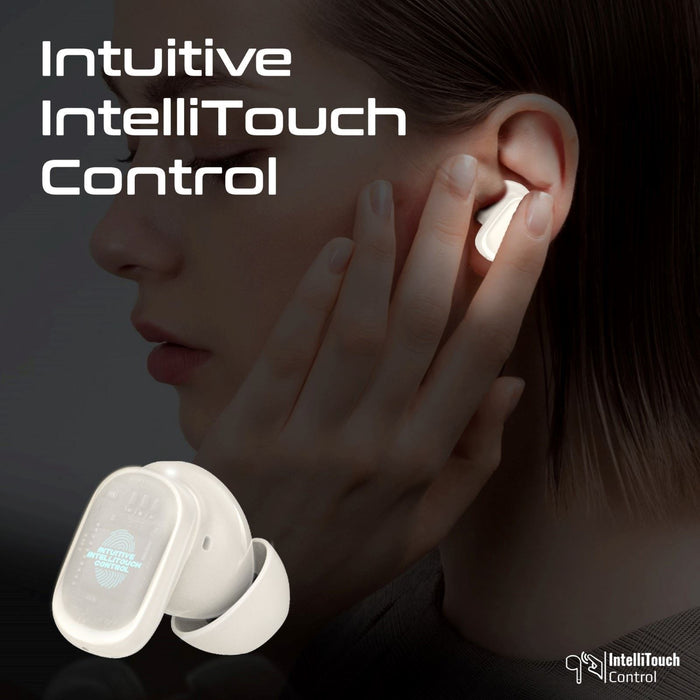 PROMATE In-ear HD TWS BT Earbuds with Intellitouch & 400mAh Charging Case. Ergon