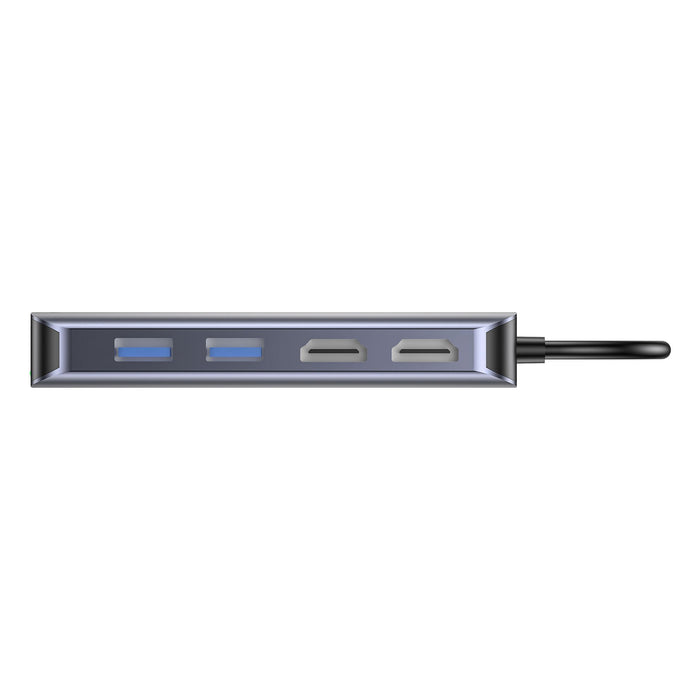 UNITEK 8-in-1 5Gbps USB Multi-port Hub with USB-C Connector. Includes 2x USB-A 3
