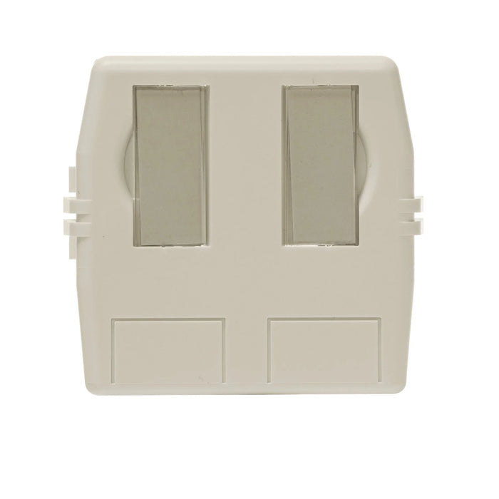 DYNAMIX 2 Port Unloaded Keystone Surface Mount Enclosure. - LX2001 - Homewares, Outdoor, Phone Accessories, Cases, Speakers, Headphones + More -