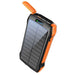 PROMATE 20000mAh Rugged EcoLight Solar IP65 Power Bank with 10W Wireless Qi Char
