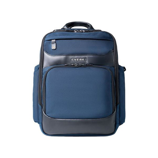 EVERKI Onyx Navy Laptop Backpack. Up to 15.6''. Travel Friendly, Hard-Shell, Qui