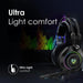 VERTUX HD Over-Ear Gaming Headset with RGB LED Lights & Built-in Mic Durable All - LX2001 - Homewares, Outdoor, Phone Accessories, Cases, Speakers, Headphones + More -