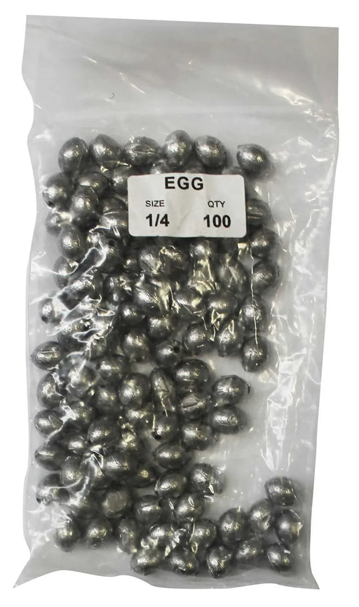 Egg Sinker Bulk Pack 1/4oz (100 per pack) - LX2001 - Homewares, Outdoor, Phone Accessories, Cases, Speakers, Headphones + More -