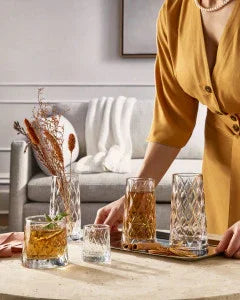 Pasabahce Glass Leafy Hiball Tumbler 450ml - LX2001 - Homewares, Outdoor, Phone Accessories, Cases, Speakers, Headphones + More -